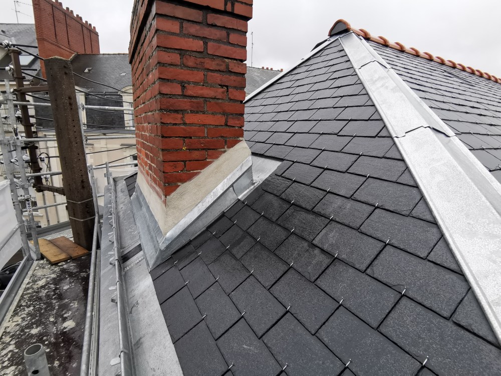 Travaux de couverture ardoise